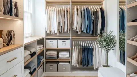 Armario modular de pie estilo PAX para dormitorios sin armarios empotrados