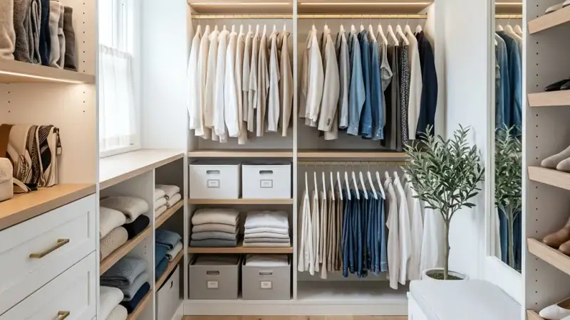 Armario modular de pie estilo PAX para dormitorios sin armarios empotrados